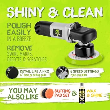 Voodoo Ride VR-1023 120 Volt Orbital Polisher 2500-7400RPM