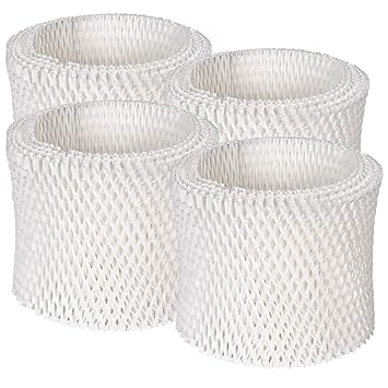 Future Way HCM-350 Humidifier Filter Compatible with Honeywell HCM-350 Series, HCM710, HEV312W Humidifiers, Part# HAC-504, Filter A, 4-Pack