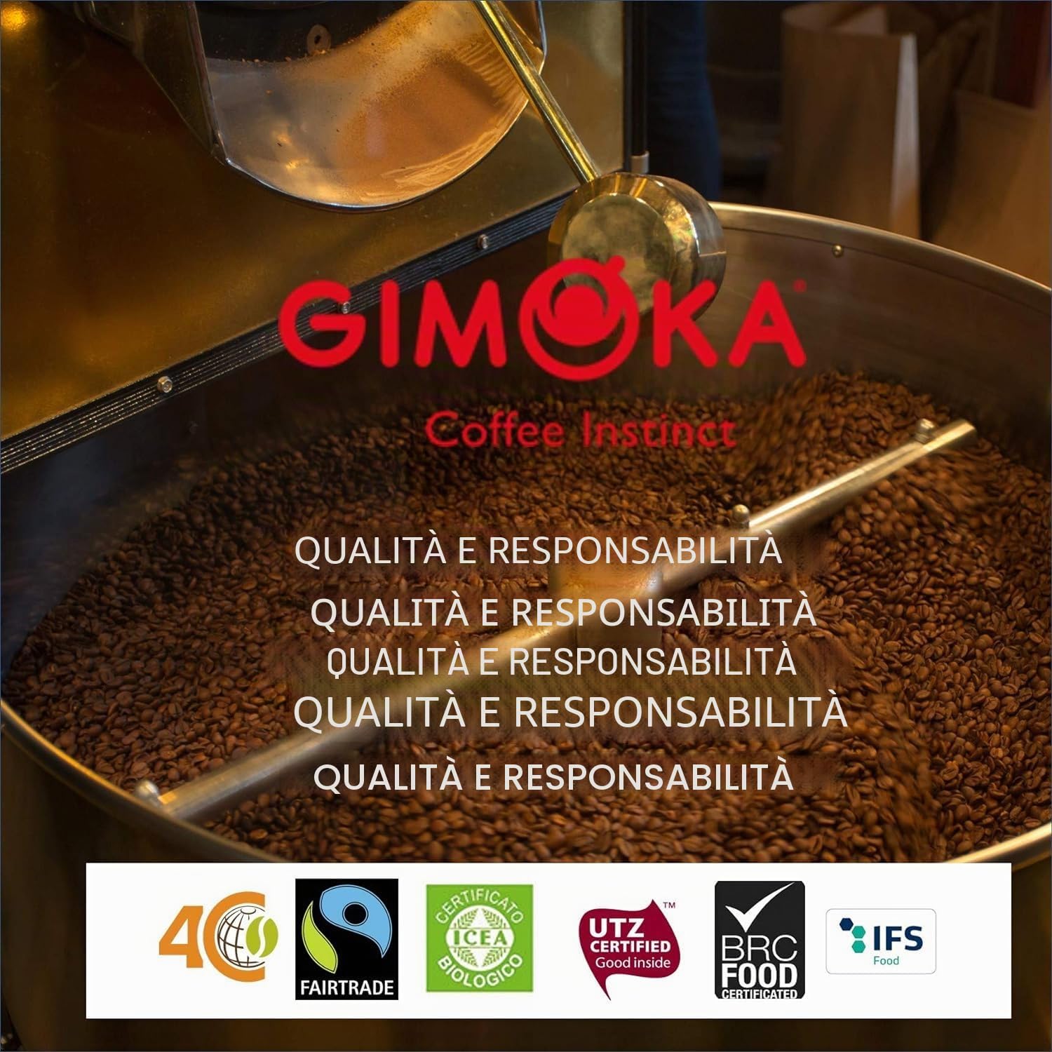 Gimoka - 50 Capsule Compatibili Nespresso Professional* Zenius e Gemini - Gusto Intenso – Intensità 11 (Confezione da 4)