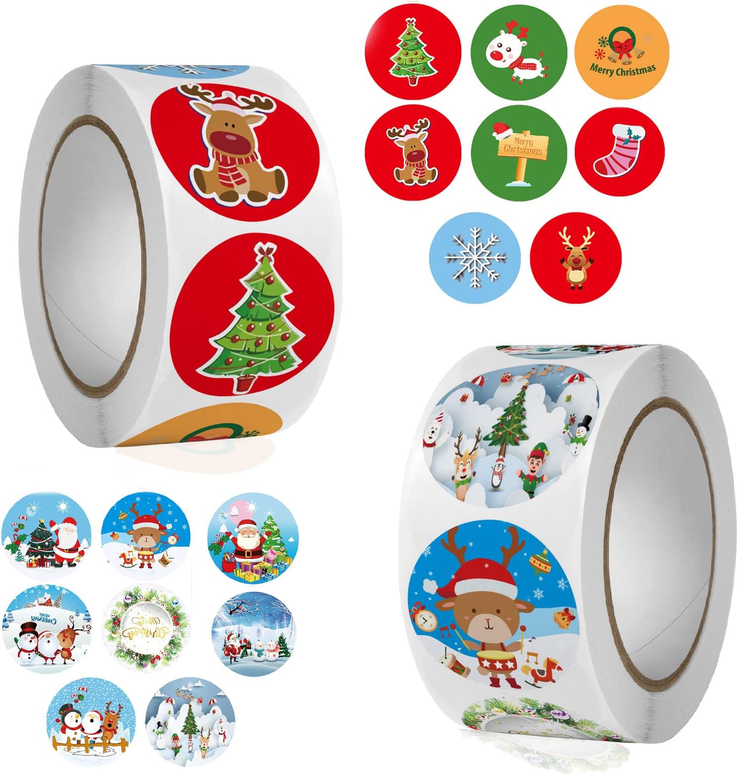 QY687-100pcs -Étiquettes Autocollantes De Scellage Pour Cartes Cadeaux