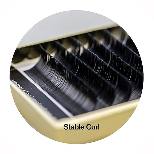 Miniatura 4 de Elipse - Pestañas elipse de 0.008 in de grosor, longitud del rizo J de 0.394 in, pestañas de volumen en forma de plana, tamaño individual para