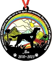 Vista 1 de Adorno de atrapasoles de setter irlandés personalizado, adorno de Navidad de Setter irlandés, regalo para perro amante, setter irlandés