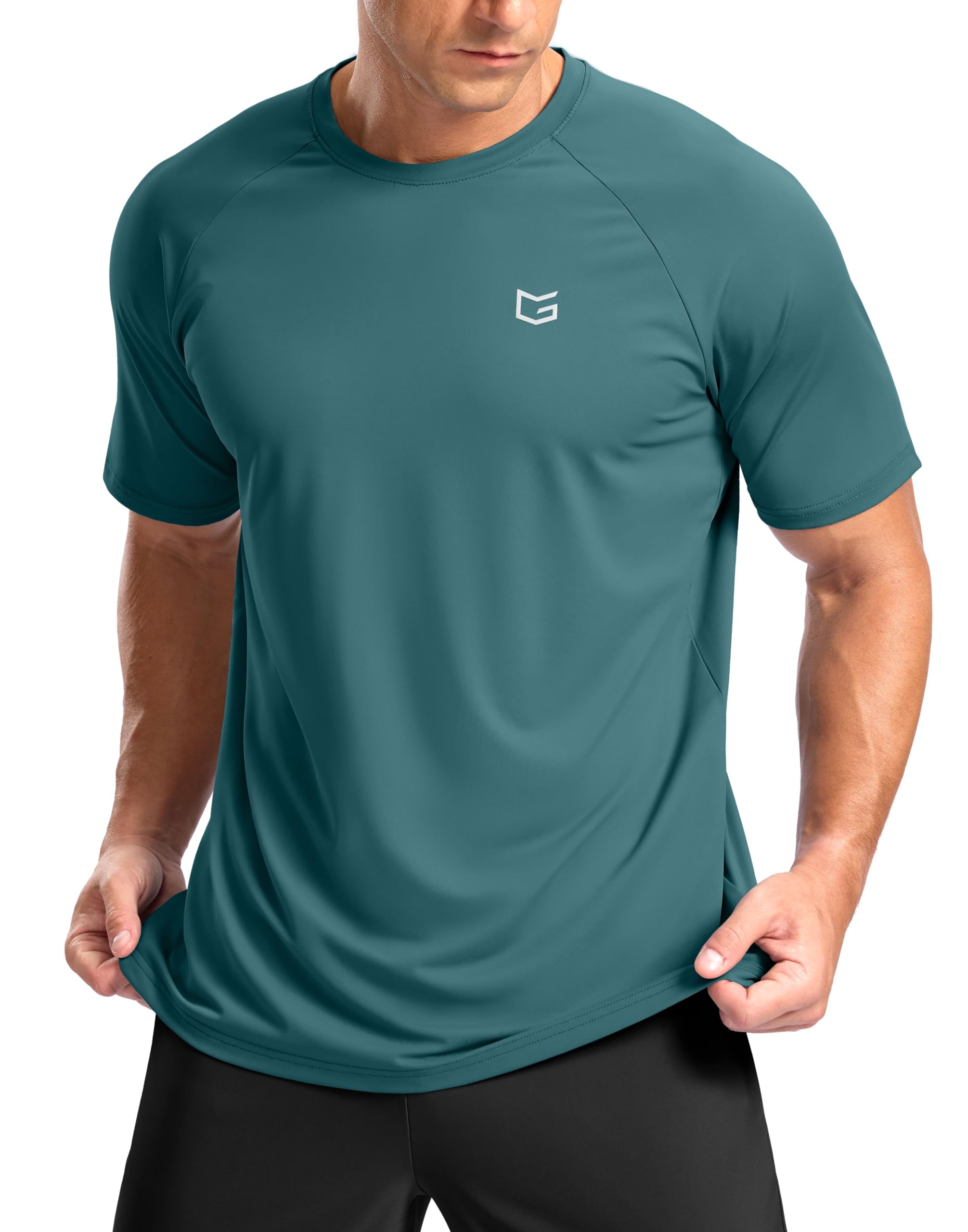 Men's Athletic Workout T-Shirts Moisture Wicking Running Shirts