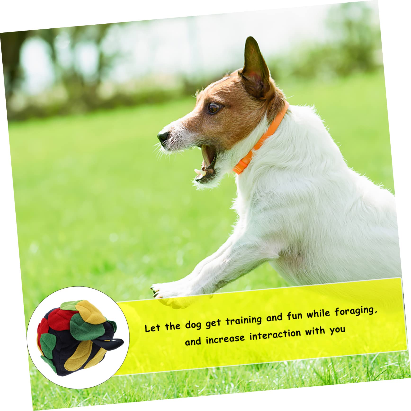 BESPORTBLE 3piezas Bola De Olfateo para Perros Juguete Interactivo Multifuncional Dispensador De Comida Entrenamiento De Olfato para Cachorros y Mascotas Retro