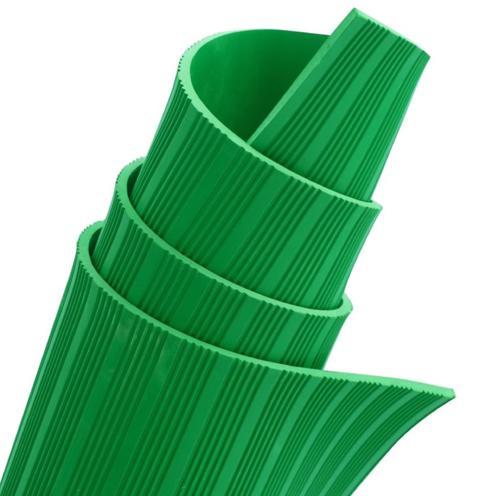 ERRULAN Non Slip Insulating Mat - 3 1/5 Ft Width, Electrical Insulating Rubber Matting, Distribution Room Factory Workshop Electric Switchboard for Electrical Safety, 1/5 in Thickness(Green,36in)