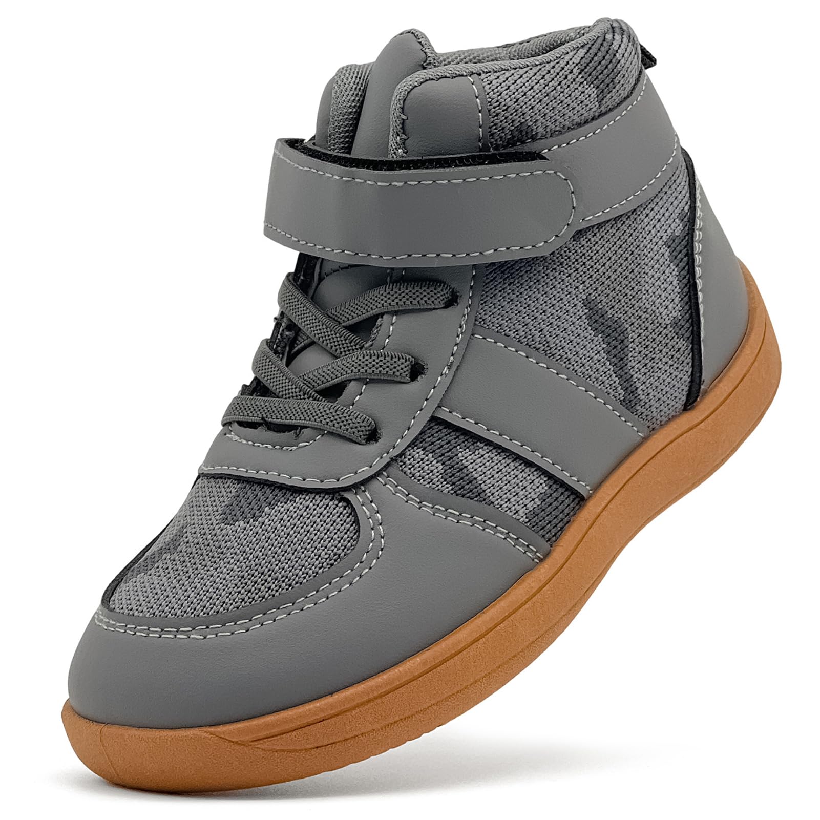 Duovodu Kinder Wanderschuhe Jungen Trekking Wanderstiefel Mädchen High Top Turnschuhe Outdoor rutschfest Winterstiefel Mit Klettverschluss Komfort Sportschuhe Walking Schuhe