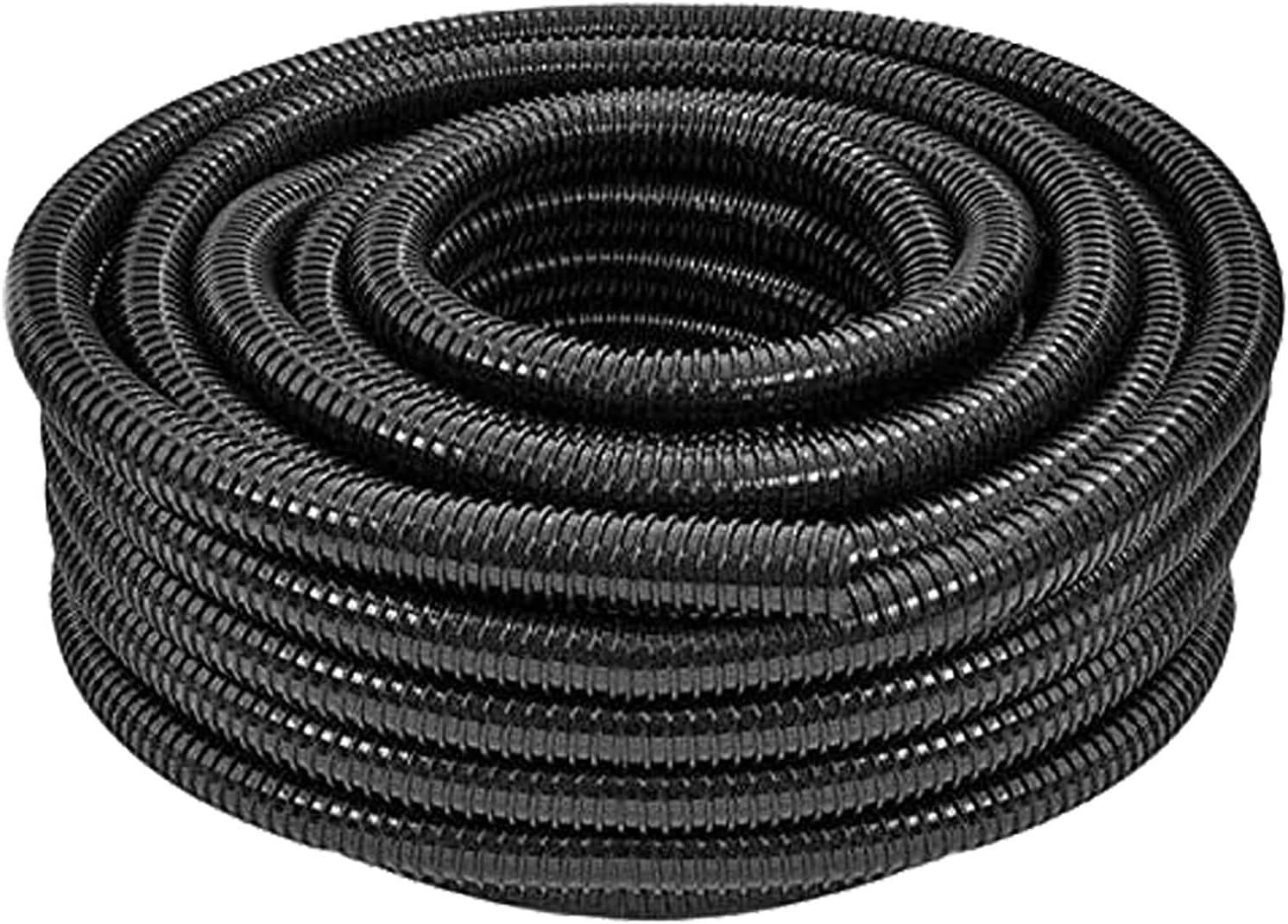 SPARES2GO 25mm Flexible Corrugated Water Butt Extension Overflow Connector Hose Pipe (10 Metre)