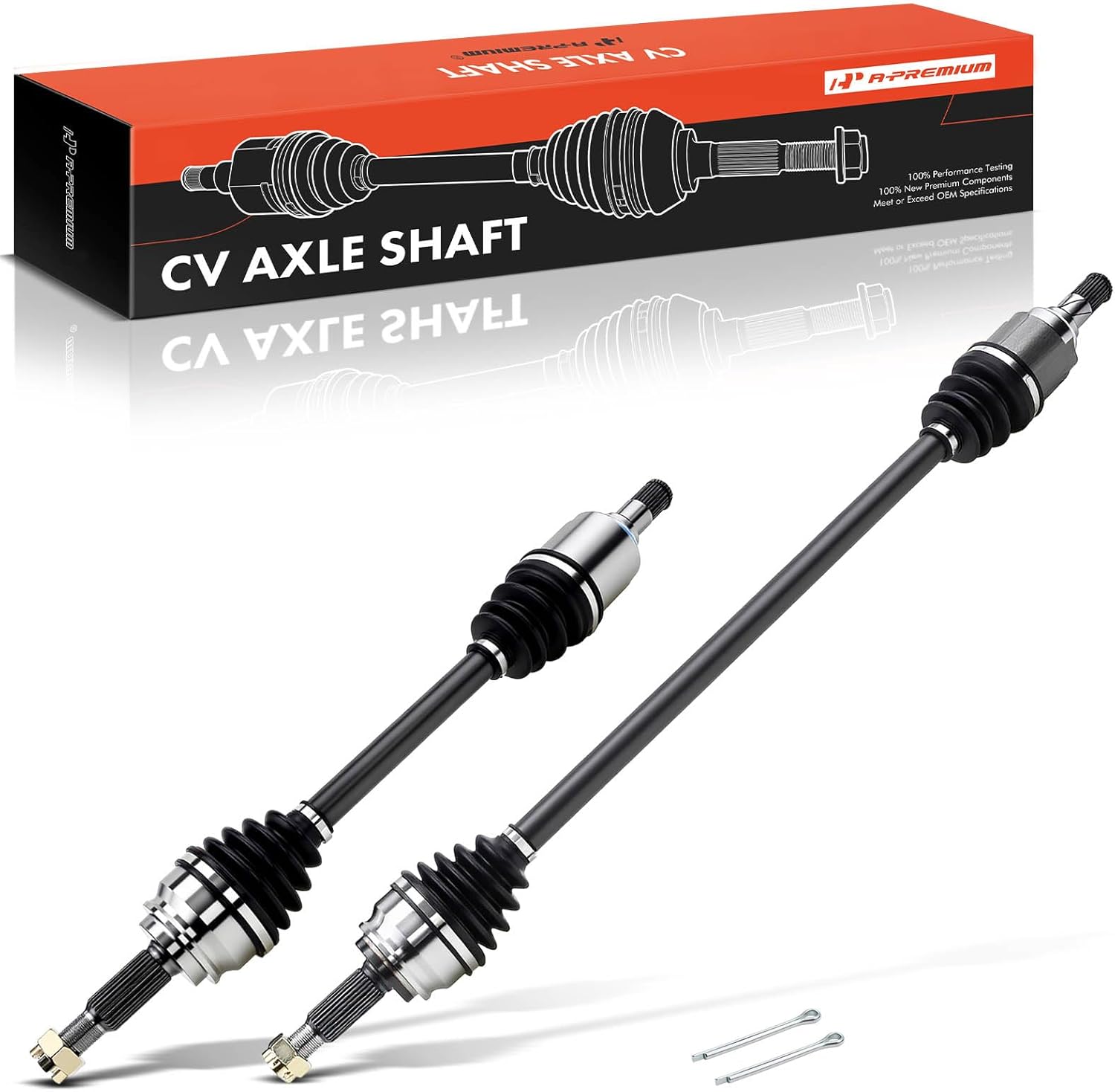 A-Premium Pair Front CV Axle Shaft Assembly for Mitsubishi Lancer