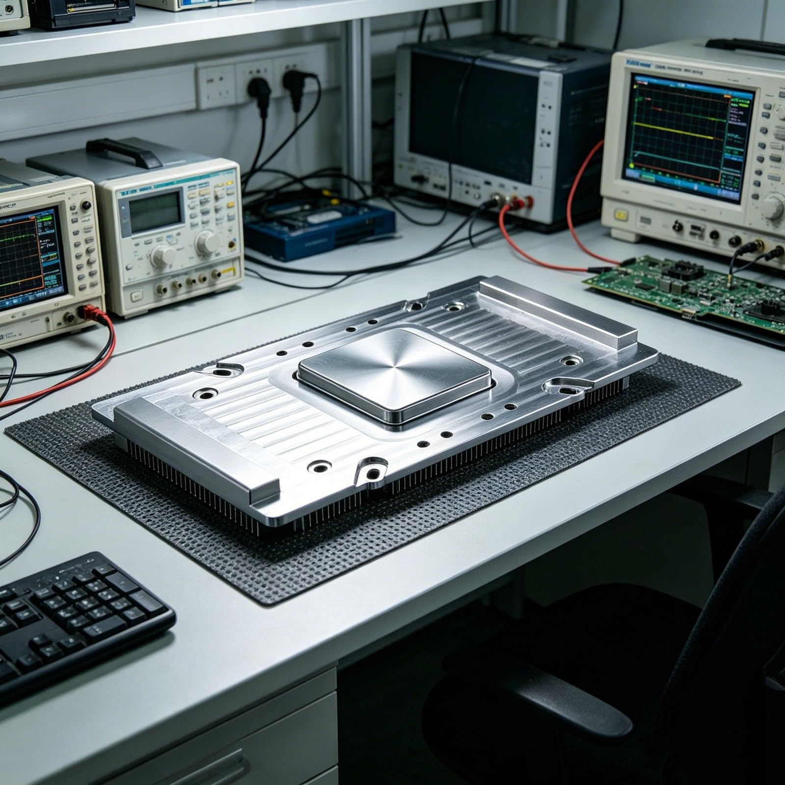 Alluminio Diffusore di Calore Dissipazione Termica Piastra Radiatore Sostituzione per V100 SXM2 GPU Accessori Scheda Grafica Intelligence Driver di Raffreddamento
