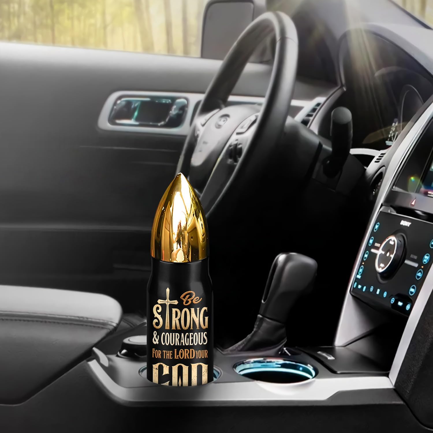 Christian, Religious Gift for Men Father's Day, Birthday, Christmas, Thanksgiving - 17 oz Christian Faith Bullet Tumbler for Men - Cool Spiritual, Faith Based, Biblical Gifts for Dad, Adult, Pastor - Image 6