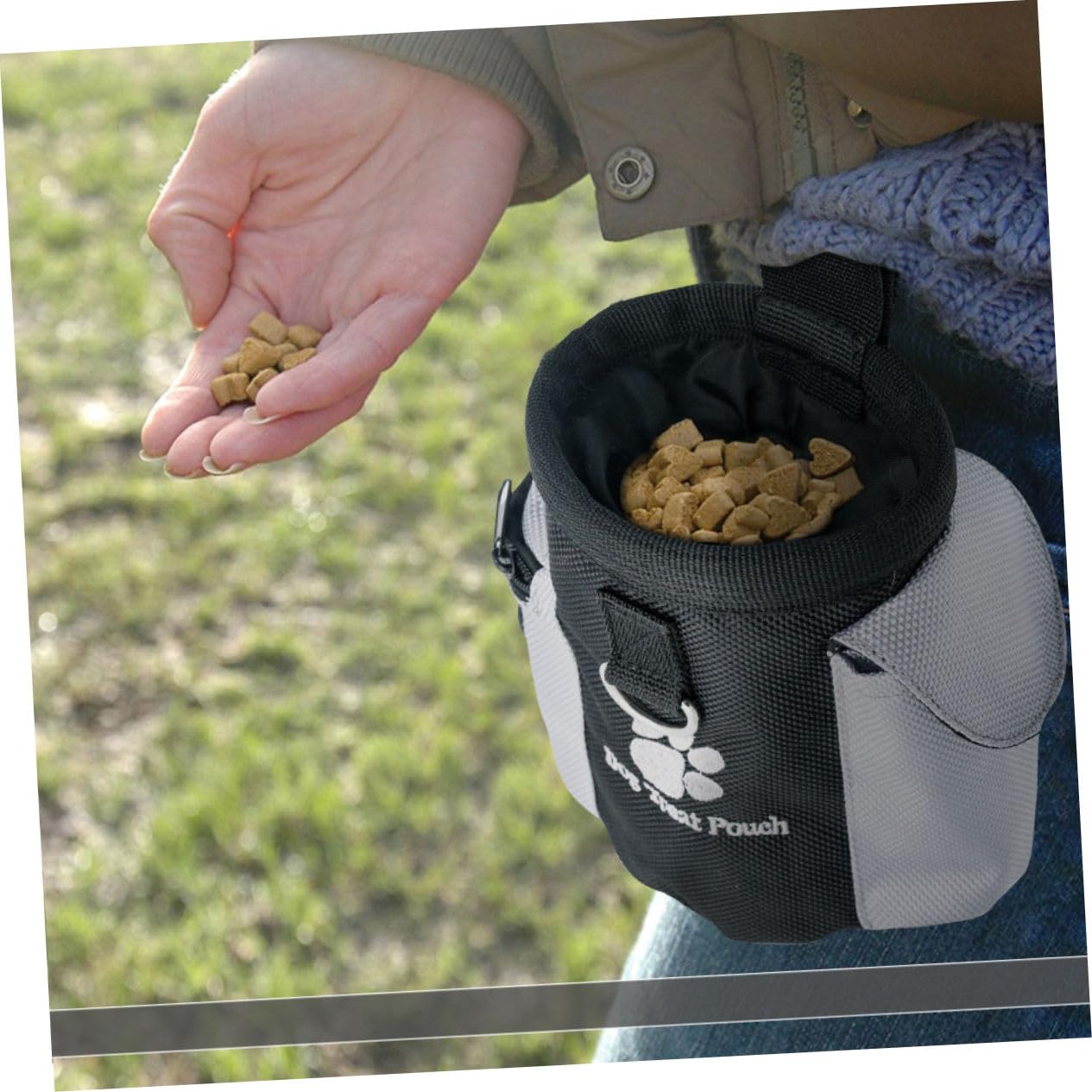 Sosoport 3stücke Pet Treat Pouch Für Hunde Verstellbare Trainingsgürteltasche Mit Kordelzug Für Snacks Spielzeug Und Kotbeutel Praktische Tasche Für Unterwegs Für Hundetraining Und