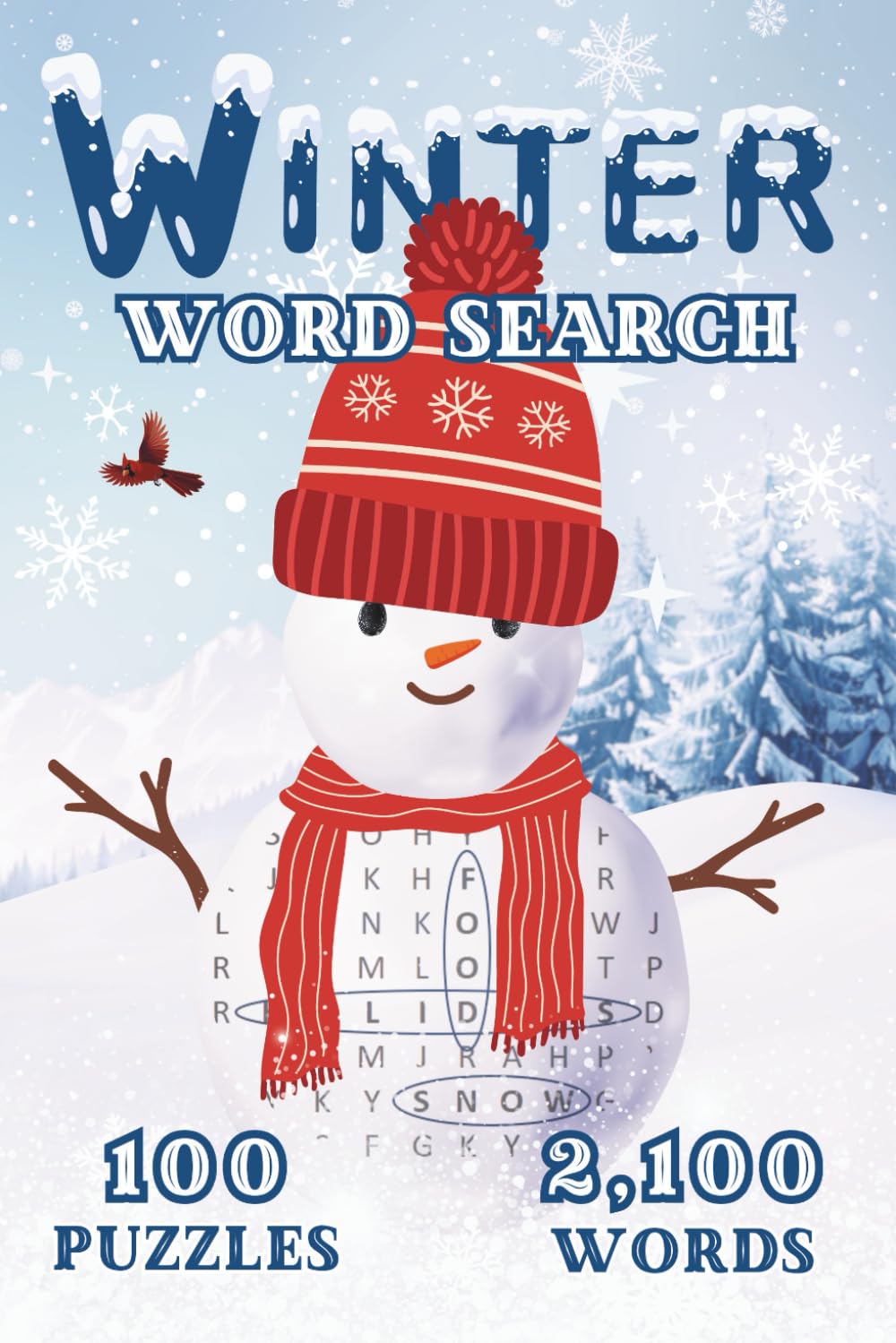 Winter Word Search: 100 Puzzles for Adults Celebrating the Snowy Season of Hot Drinks, Cold Nights, and Getting Cozy by the Firelight