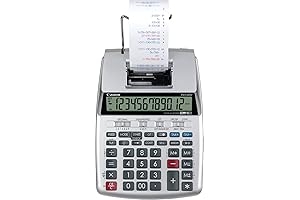 Canon Calculators Desktop with Paper Roll Electric P23-DHV-3
