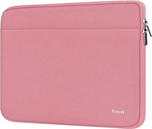Vista 26 de Funda protectora para portátil de 14 pulgadas, a prueba de golpes, con bolsillo para accesorios, funda duradera para laptop compatible con MacBook