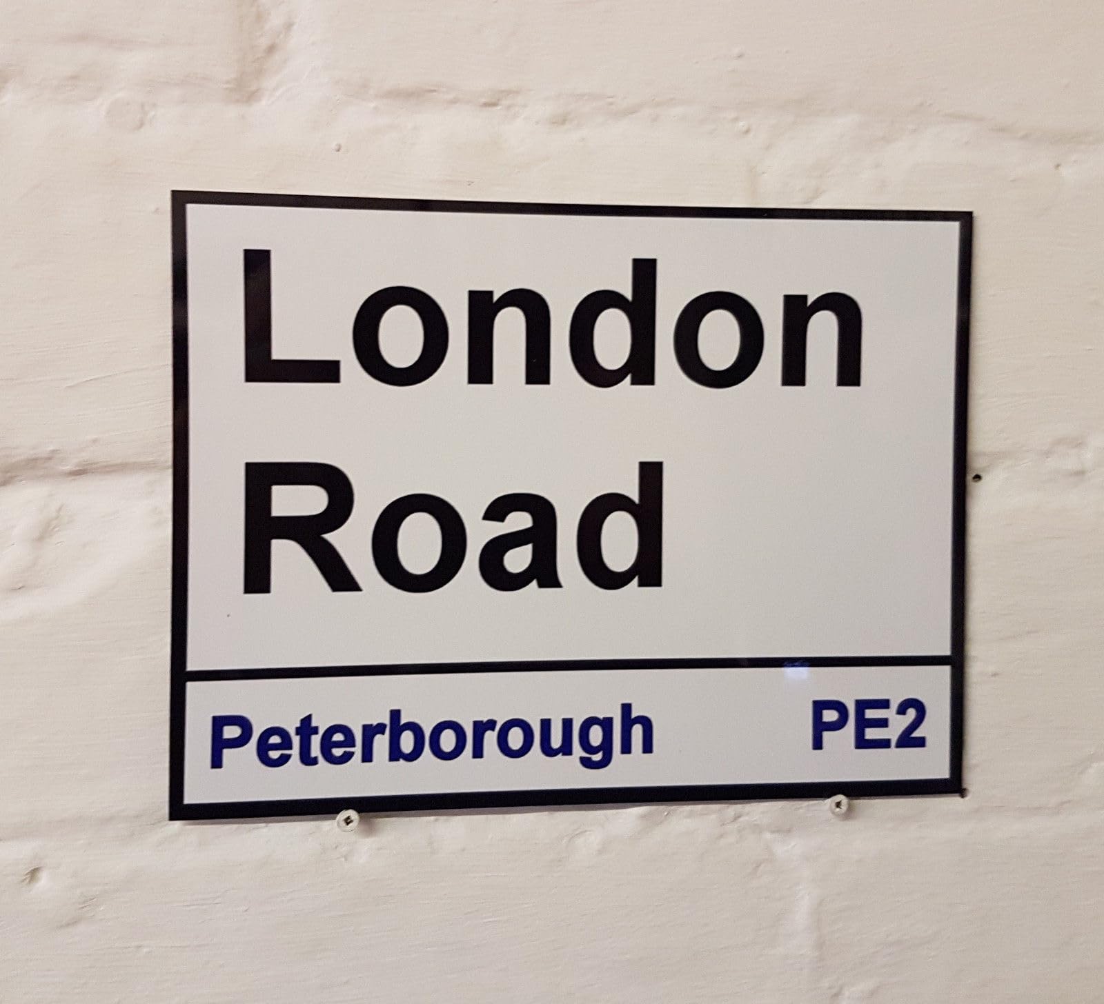 Yelaceccb Peterborough Utd Fc London Road Metal Street Sign Available Football Street Sign 8X12 Inches