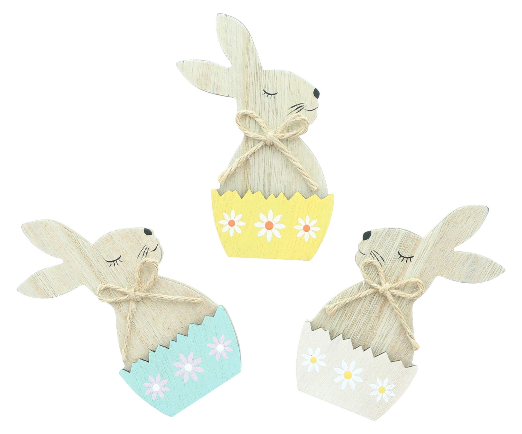 FRANK FLECHTWAREN Rabbit Floral IN 3er Set