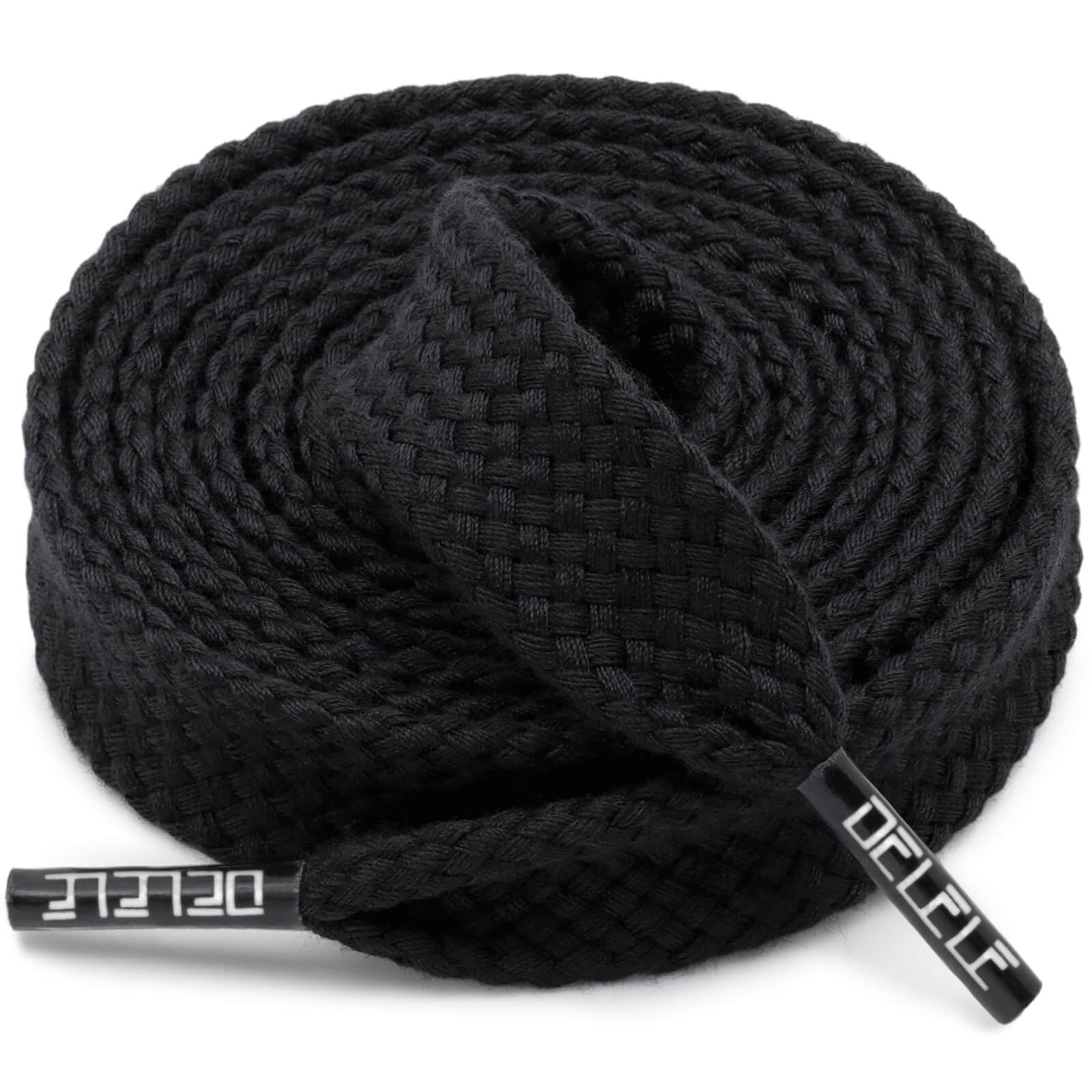 DELELE Flat Fat Shoe Laces: 5/8" Wide Jumbo Chunky Shoelaces for Sneakers 2 Pair