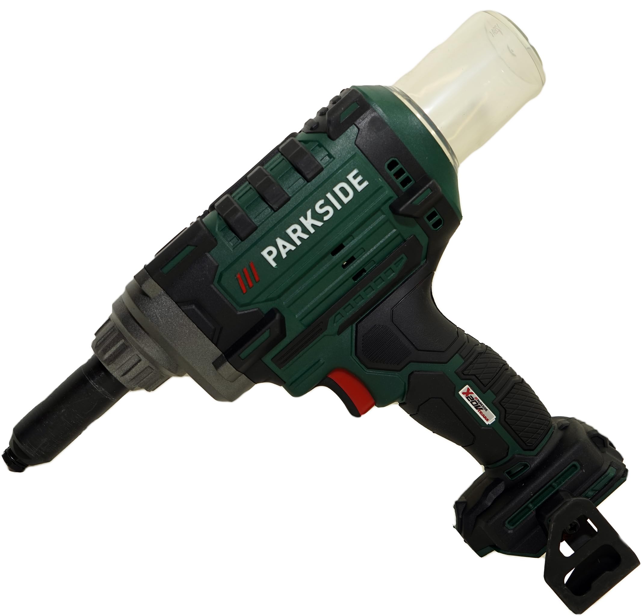 Oferta para PABNSG 20-Li Remachadora Original – compatible con PARKSIDE X20V + Abridor HEADNMORE