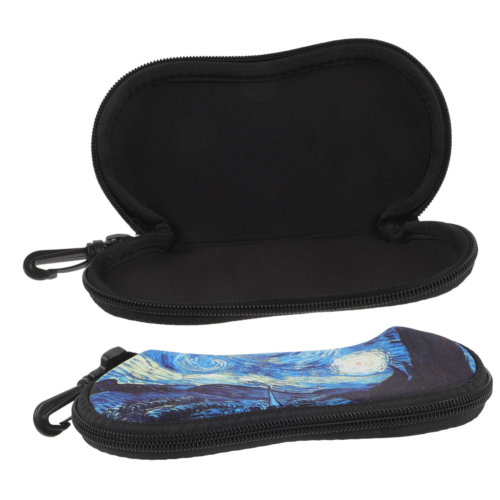 Ipetboom Bolsa Estuche De Anteojos Polarizado Titular De Gafas Titular De Las Gafas De Sol Estuche Para Gafas De Sol Organizador Estuches Para Gafas Cremallera Neopreno
