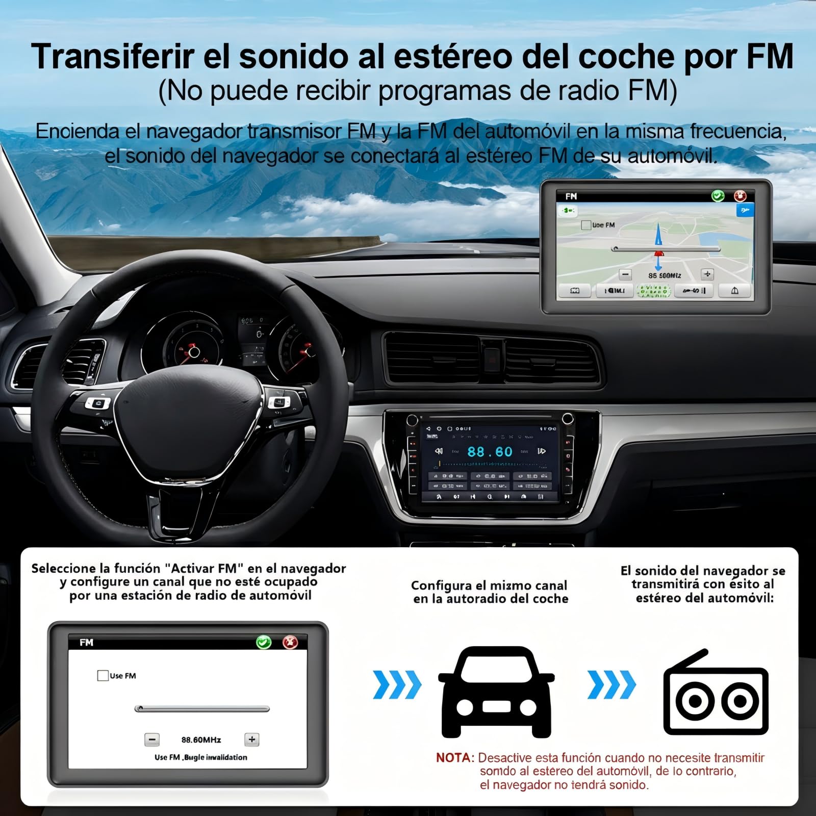 Navegador GPS Bluetooth con 7 Pulgadas para Camiones y Coches, Actualizaciones de Mapas de Europa para Toda la Vida — view 6