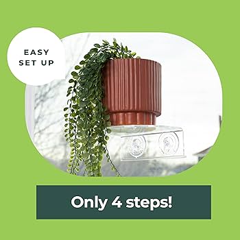 Abaodam 2pcs Transparent Acrylic Cup Shelves For Window Plants Load-bearing Bracket Racks For Kitchen Bathroom And Living Room Floating Potting Stand For Indoor Herbs And