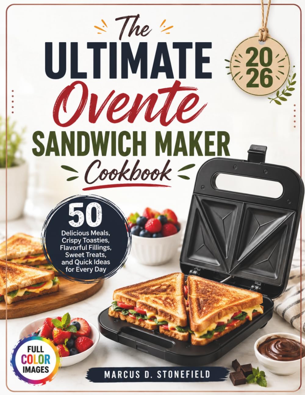 The Ultimate Ovente Sandwich Maker Cookbook: 50 Delicious Meals, Crispy Toasties, Flavorful Fillings, Sweet Treats, and Quick Ideas for Every Day