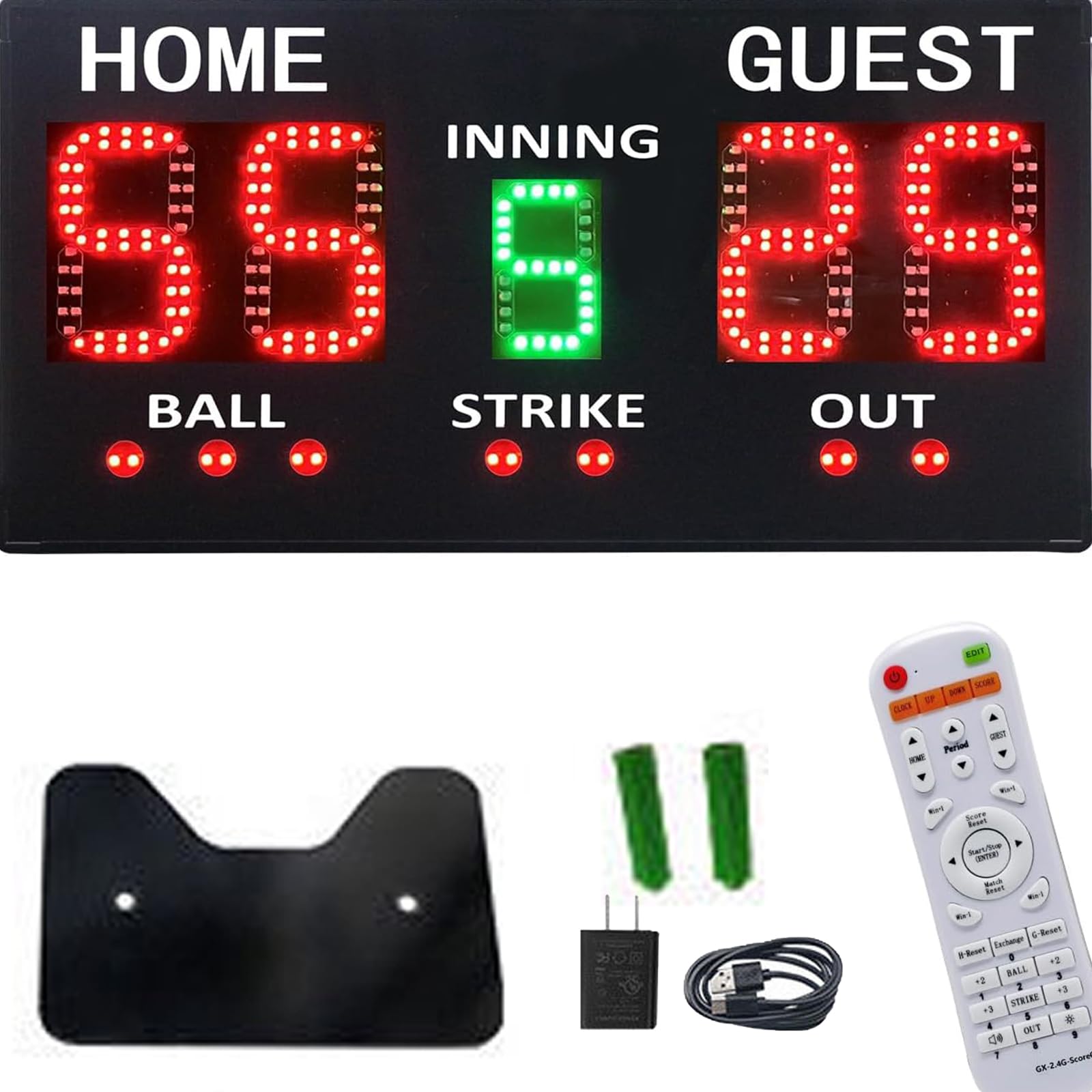 Tableau d'affichage électronique de baseball pour animer vos matchs de club