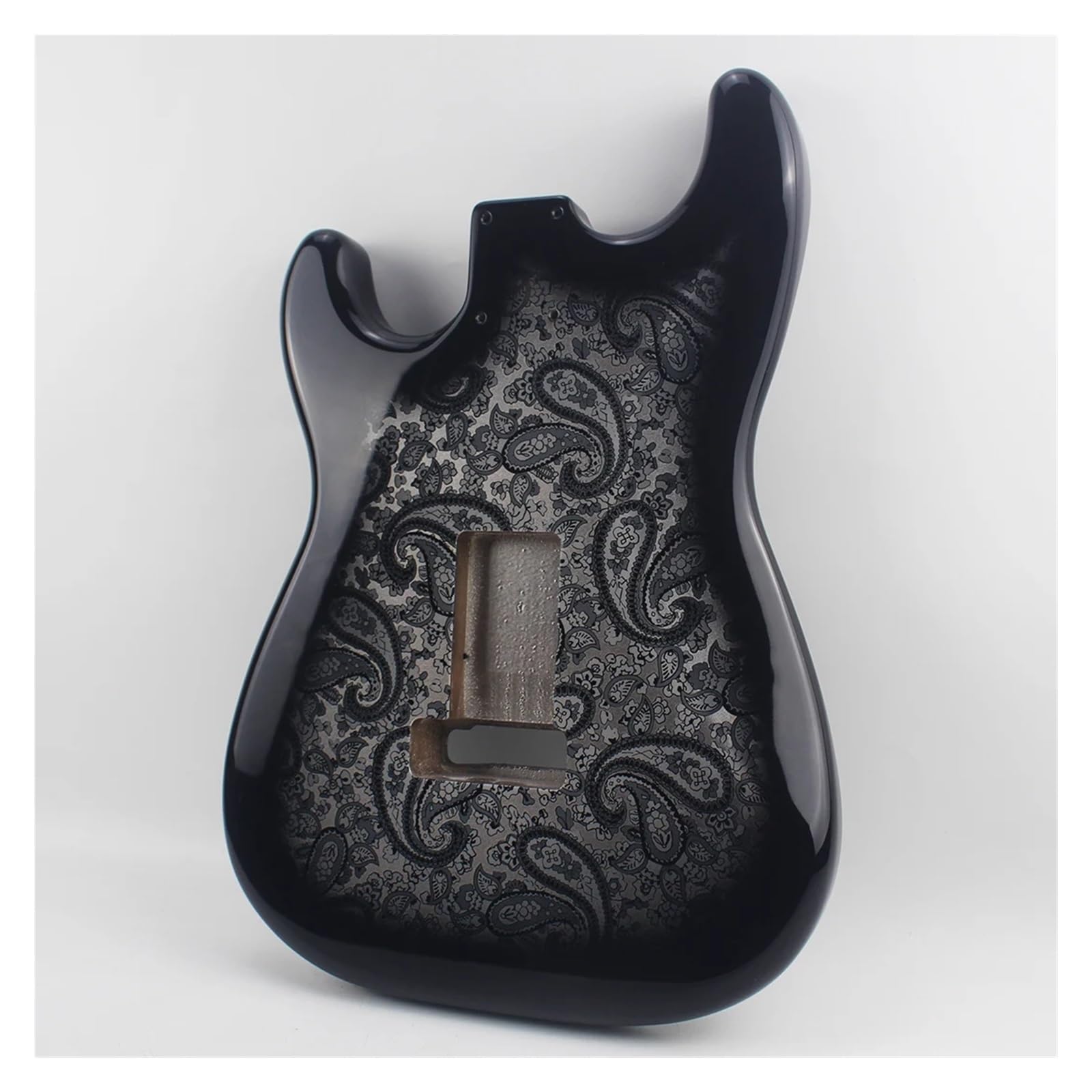 Corpo for chitarra elettrica ST Black Paisley HSS Tremolo System, legno di ontano nordamericano, compatibile con Fend