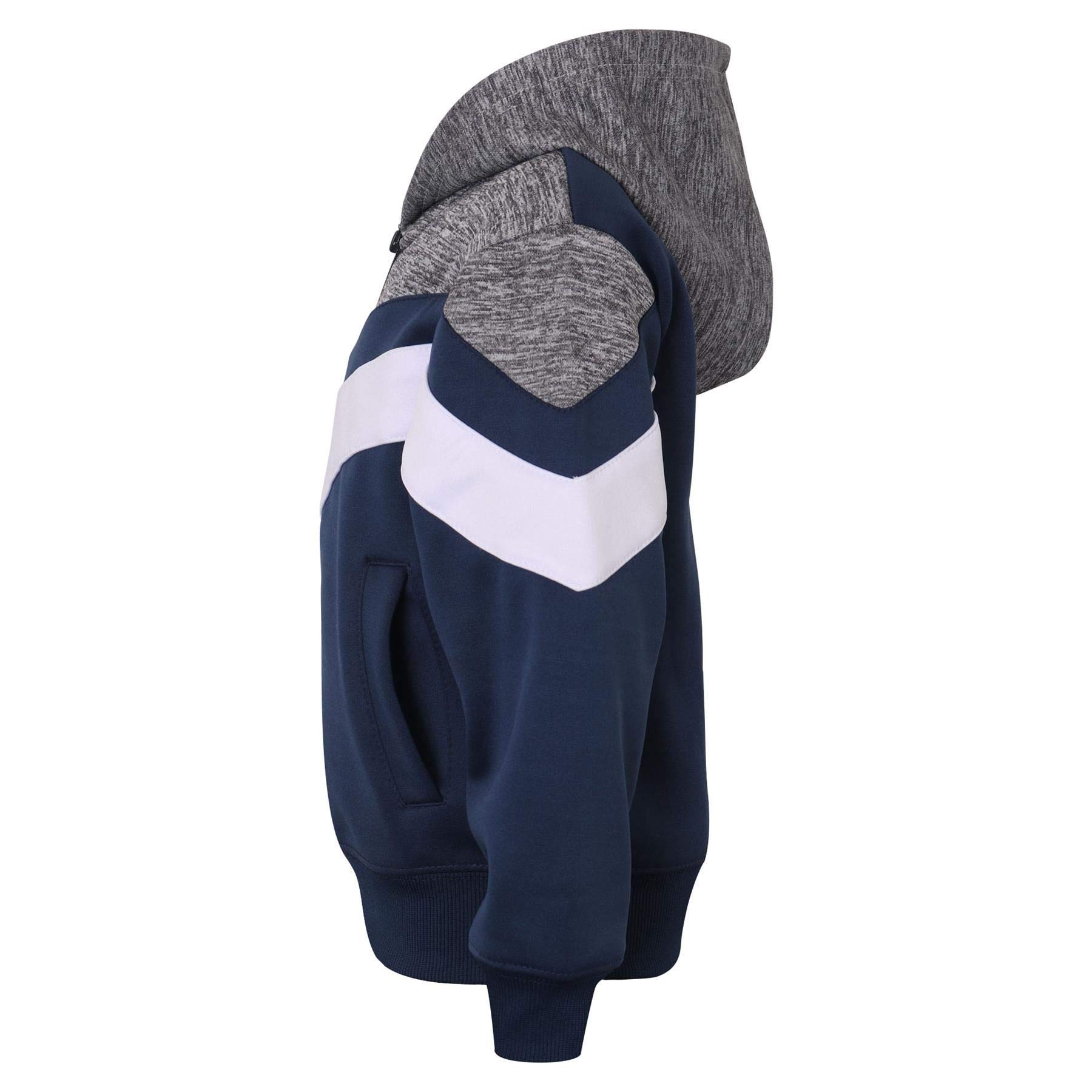A2Z 4 Kids Mädchen Jungen Unisex Trainingsanzug Kontrast Einsätze Fleece Kapuzen Reißverschluss Hoodie Und Hose Fitnessstudio Tragen Sie Einen Jogginganzug Jogginghose Alter 5-13 Jahre