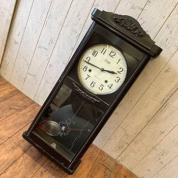 Amazon.co.jp: アンティーク ゼンマイ式 メイジ meiji 壁掛け