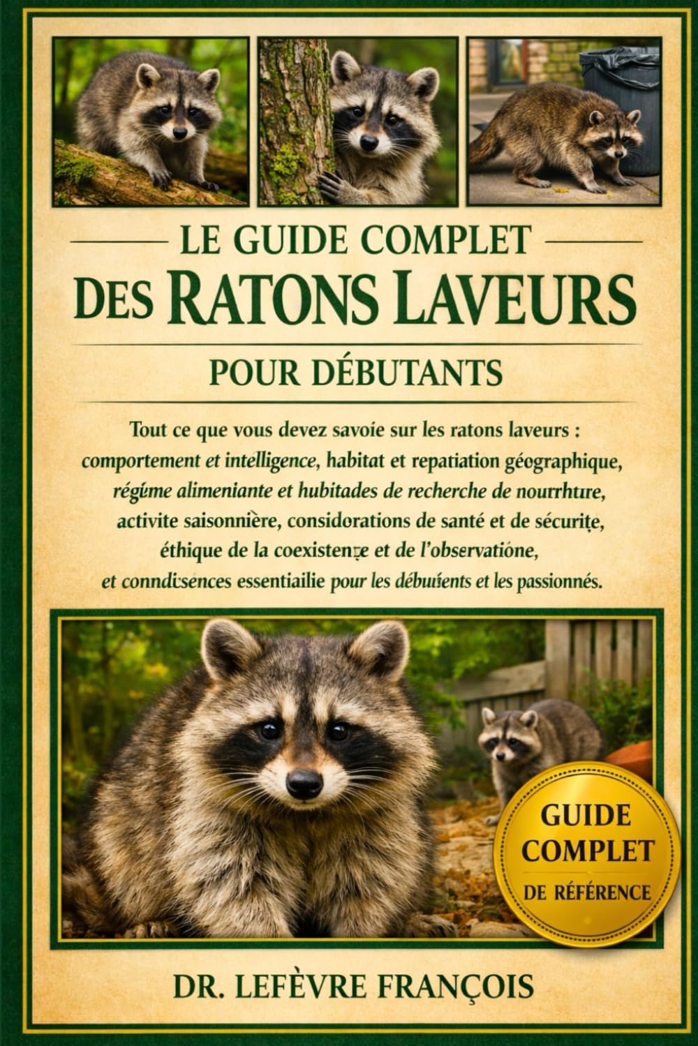 LE GUIDE COMPLET DES RATONS LAVEURS POUR DÉBUTANTS: Tout ce que vous devez savoir sur les ratons laveurs : comportement et intelligence, habitat ... pour les débutants et les passionnés.