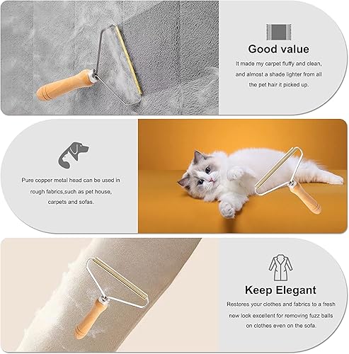Miniatura 6 de Cleaner Pro - Removedor de pelo de mascotas, removedor de pelusa portátil, rodillos de pelusa, removedor de pelusa de ropa, removedor de pelo de