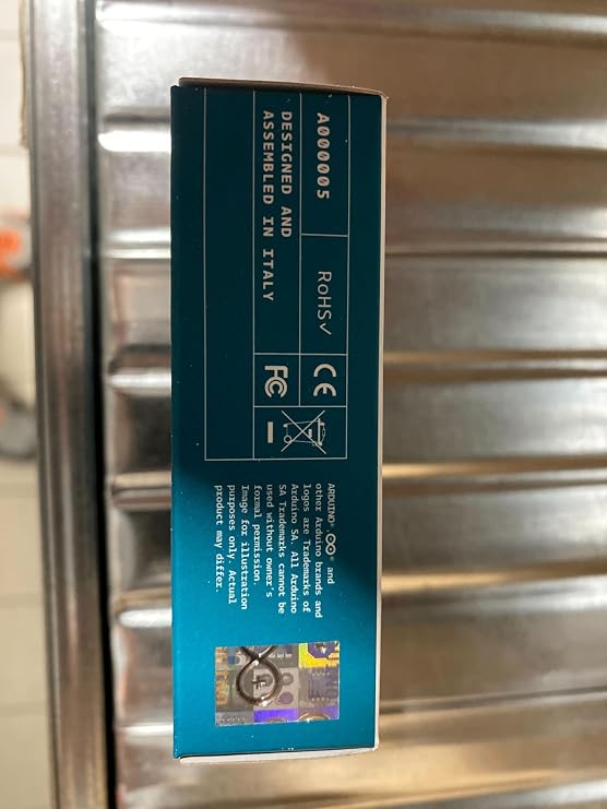Arduino Nano [A000005] - Compact ATmega328P Microcontroller with 22 Digital I/O Pins, 8 Analog Inputs, USB Connectivity, and Arduino IDE Compatibility for Prototyping and DIY Projects