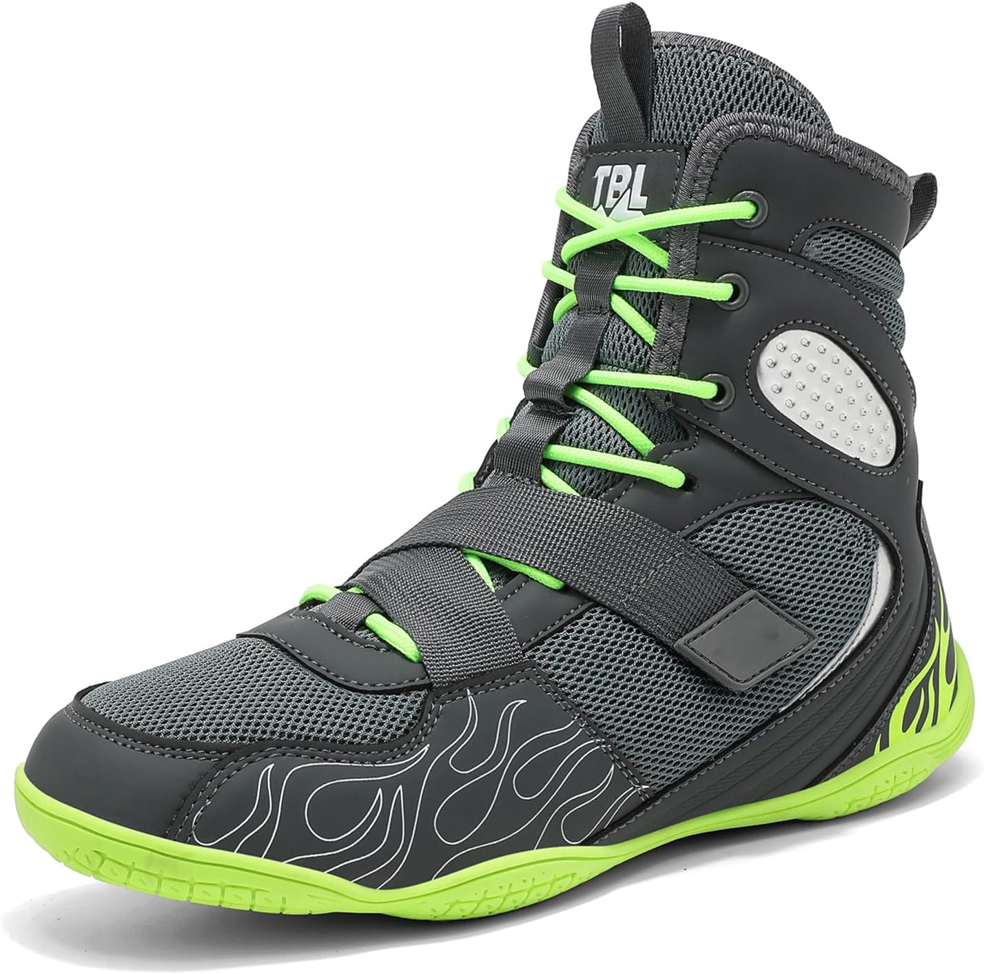 Męskie buty zapaśnicze buty bokserskie i treningowe typu high-top | Oddychające lekkie antypoślizgowe, ze wsparciem stawu skokowego do zawodów, treningu sztuk walki i trójboju siłowego
