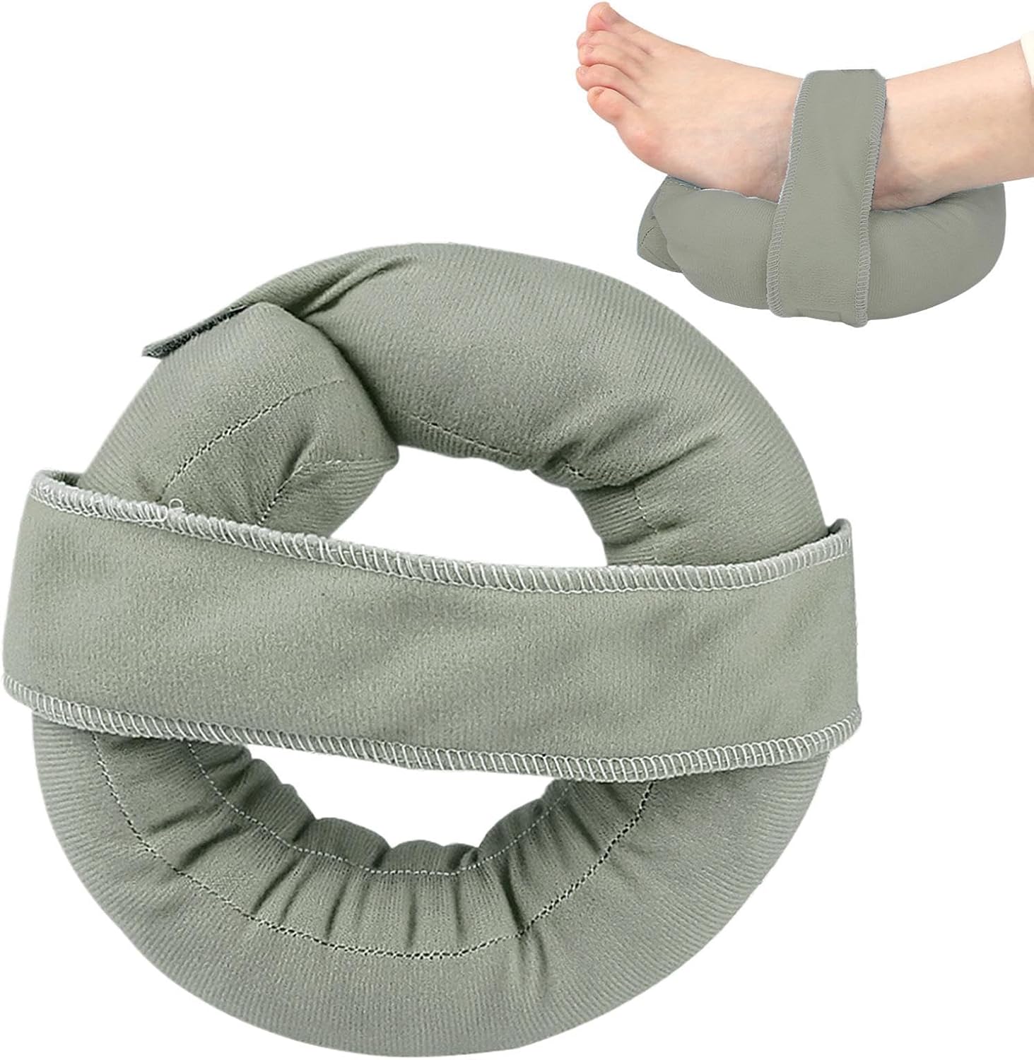 Heel Elevation Pillow - Breathable Skin Protection Pad - Foot Ankle Support Cushion,for Elderly People Pregnant Women Men Adults Bed Rest Night Sleeping