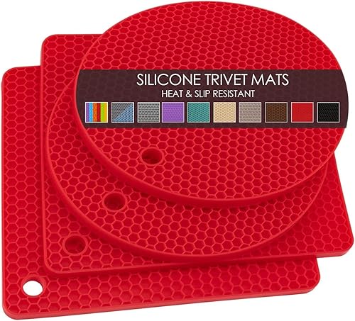 Miniatura 51 de Alfombrilla de microondas extra grande de silicona y cubierta para alimentos - Alfombrilla como portavasos, cubierta para protección contra 04 azul,