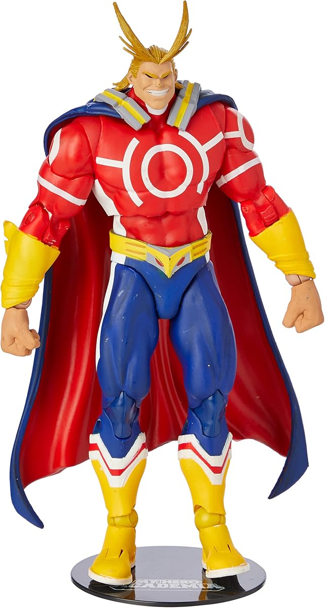 McFarlane My Hero Academia Action Figure All Might Silver Age Costume Variant 19 cm | My Hero Academia 6 Inch Action Figure - All Might Red Version