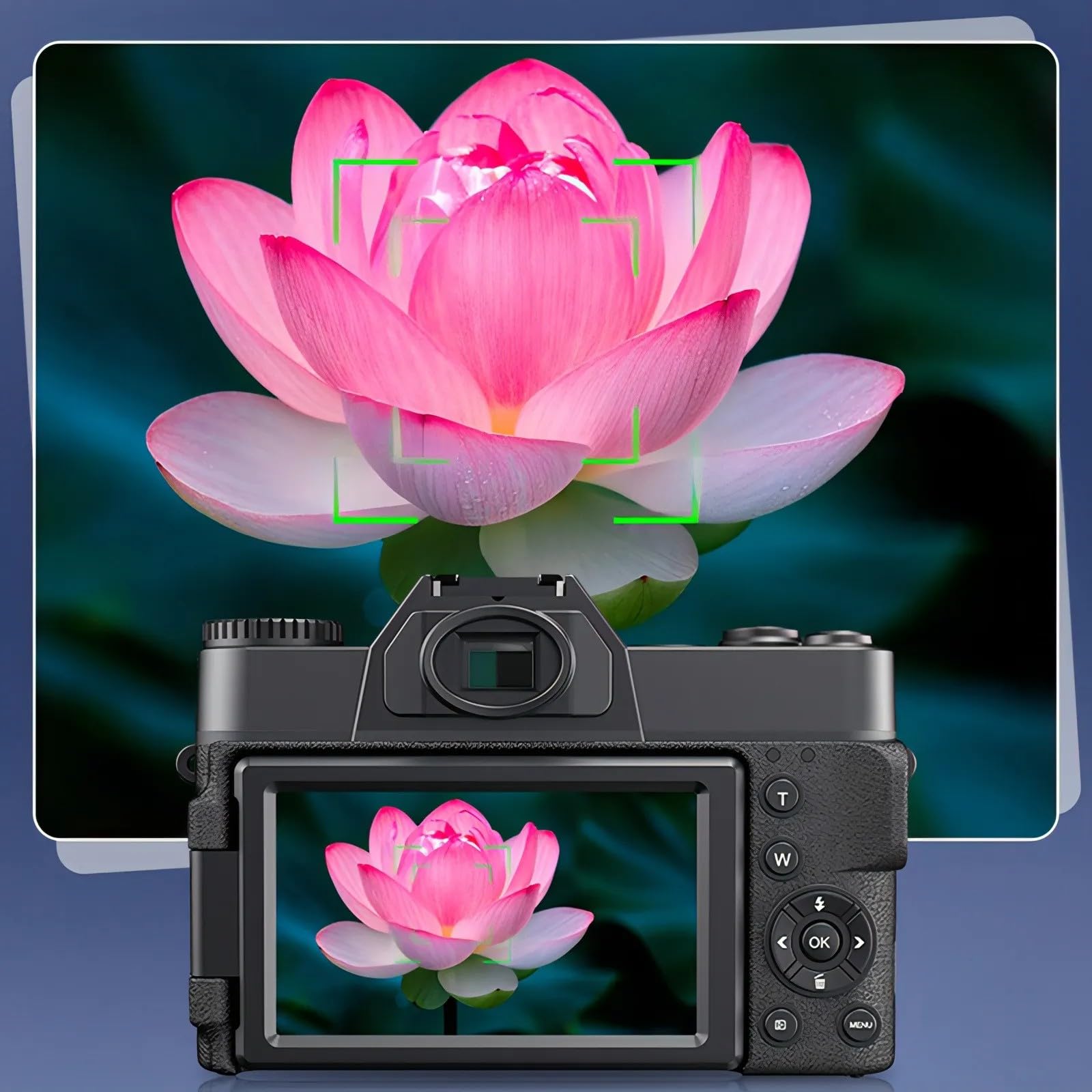 Korons Fotocamera Digitale(Black,32GB)