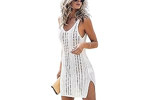 Flowing White Bathing Suit Coverup: Embrace Coastal Glamour