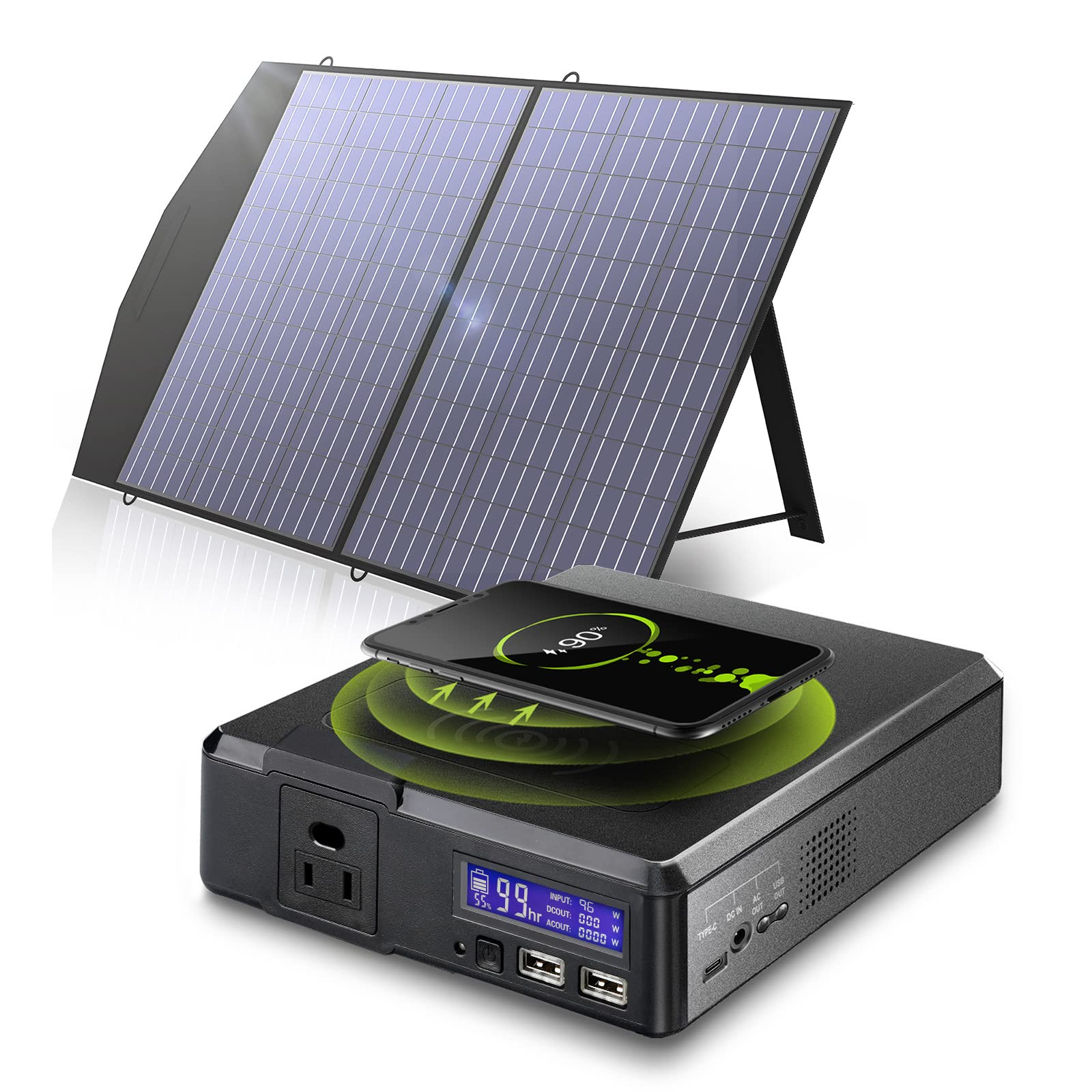 Amazon.co.jp: ALLPOWERS S200 ポータブル電源 AP100 ソーラーパネル 