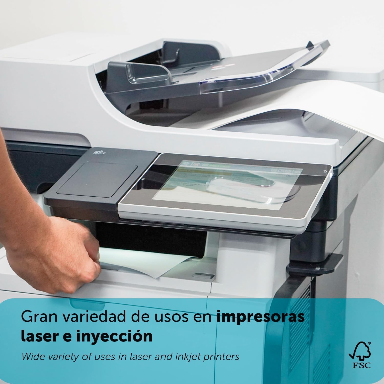 Fogli A3 300g 100 fogli, Carta Multiuso per Stampante Laser e a Getto d'Inchiostro, Fotocopiatrice, per Ufficio e Materiale Scolastico, Confezione m-office (100 Fogli 300g)