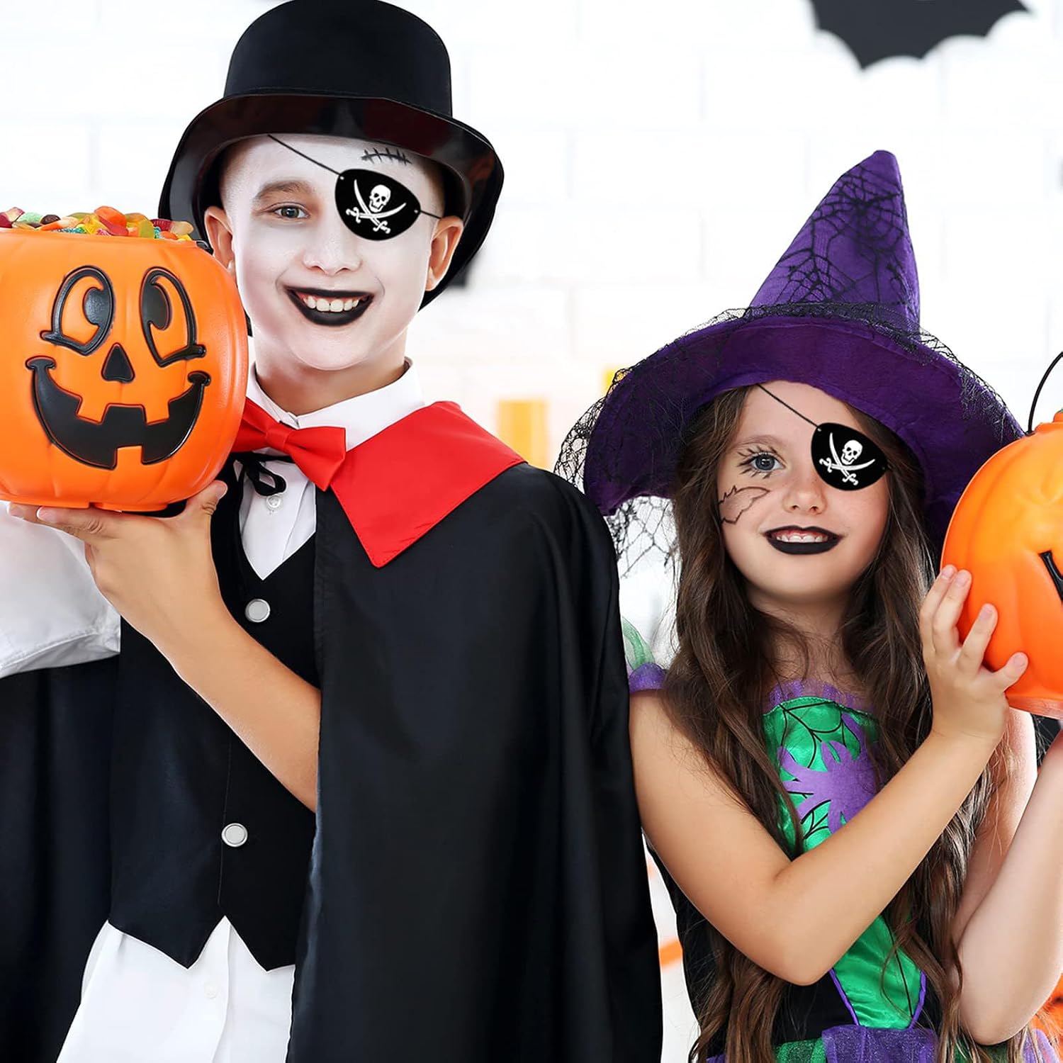 Pirate Party Supplies, 6 Pcs Halloween Role Play Accessories | Pirate theme, made of polyester material, soft and comfortable, lightweight, Halloween party, masquerades, durable