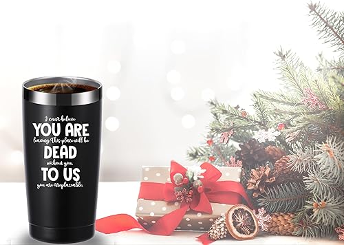 Miniatura 4 de momocici Vaso de 20 onzas con texto en inglés "You Are Dead To Us", regalo de despedida para compañeros de trabajo, despedida, despedida de buena