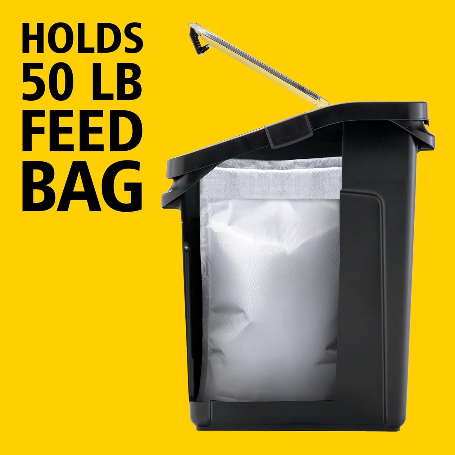 Rubbermaid Commercial Products BRUTE Air-tight 50 lb Feed Storage Container image 2