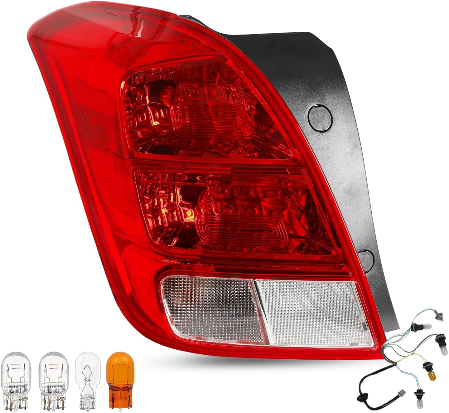 JSBOYAT Tail Light Fits for 2013-2016 Chevy Trax 17-19 Trax LS [Halogen Type] Outer Rear Taillight Assembly OE Direct Replacement Brake Tail Lamp LH (Left Driver Side)