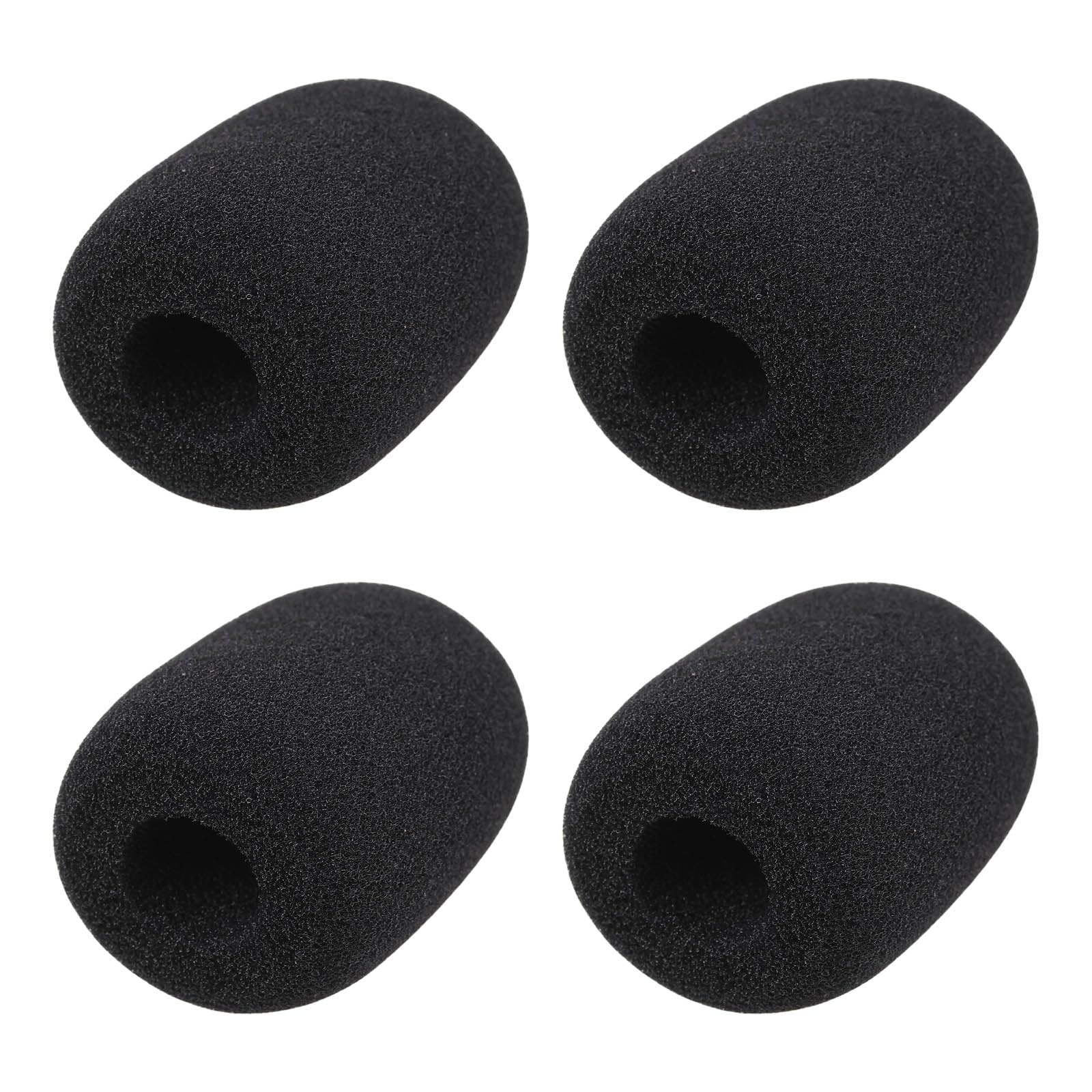 Lot de 4 Bonnettes Mousse pour Micro Compatible avec Rode M5/NT5/NT6/NT55 Couvre Éponge Filtre Anti-Pop pour Réduction du Bruit