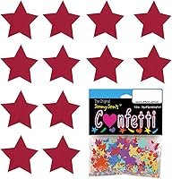 Vista 3 de Confetti Star 3/4" Rojo - Paquete al por menor #8573 QS0