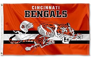 WinCraft Bengals Throwback Vintage Retro 3x5 Banner Flag