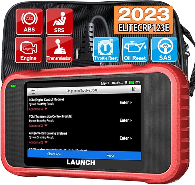 LAUNCH CRP123E Elite 2023 NEWEST Scan Tool ENG/ABS/SRS/AT Diagnostic OBD2 Scanner