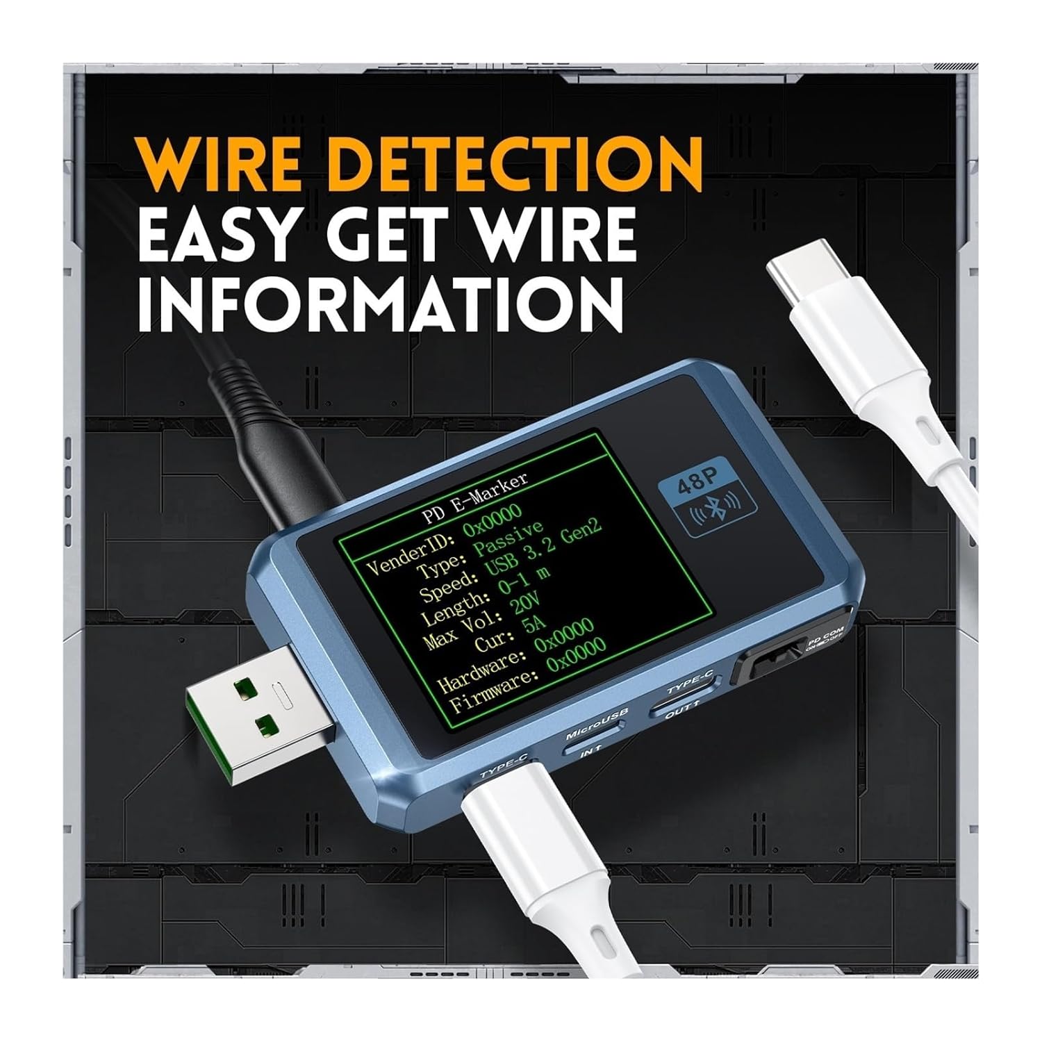 FNB58 USBテスター 電圧計 電流計 TYPE-C 急速充電検出トリガー 容量測定 リップル測定(FNB48P WT Blue FNB58  USBテスター 電圧計 電流計 TYPE-C 急速充電検出トリガー 容量測定 リップル測定(FNB48P WT Blue Amazon.co.jp:  usb テスター FNB58 USB テスター 電圧計 電流 ...